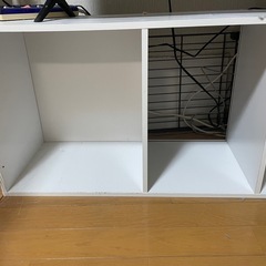 【決定】カラーボックス(白)42×110×30の画像