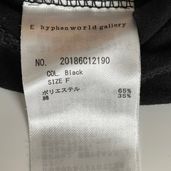レディース　黒　Tシャツの画像
