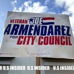 送料無料★LAより入荷!!　ジョー・アルメンダレス / 2024年 フォンタナ市議会議員選挙ポスター　大型76cm　岐阜より迅速発送 LAより入荷!! ジョー・アルメンダレス / 2024年 フォンタナ市議会議員