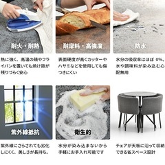 セラミックダイニングテーブルセットの画像