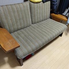【引き渡し決定】ソファ・2人用・大きめ・小キズあり