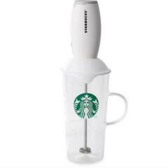 Starbucks 　スターバックス ミルク泡立て器 ホワイト　...