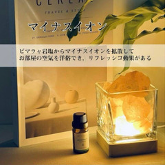 岩塩ランプの画像