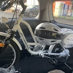 【20%OFF済】白バイ  警察 自転車 子供用の画像