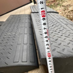 段差スロープ　段差プレート　駐車場　引き取り限定の画像