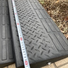 段差スロープ　段差プレート　駐車場　引き取り限定の画像