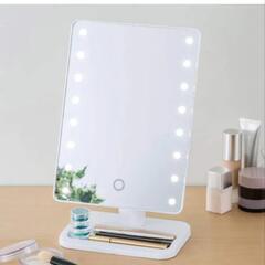【ニトリ】定価2990円  小物置き付き LED卓上ミラー

