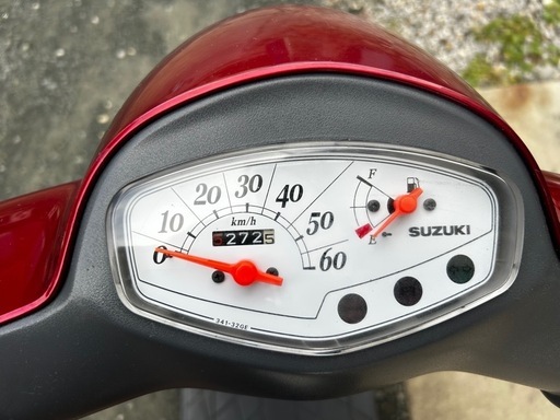 【販売済】☆ 配送可！ 燃料高騰の強い味方！ 1L/70km以上の低燃費！ 冬でもスムーズ始動！ スズキ Let's4 CA45A 実働品☆