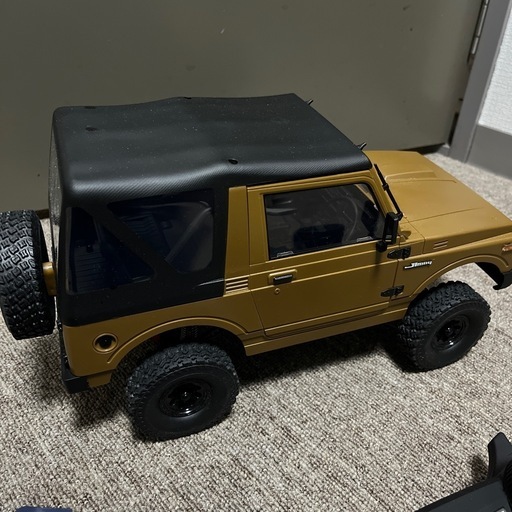 ラジコン WPL Jimmy c74-1 技適付き　メタルアップグレード済み　運転手フィギュア付き　プロポ乾電池入り