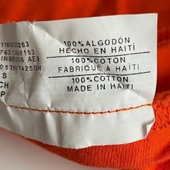 チャンピオン　Tシャツ　オレンジの画像