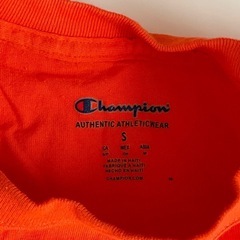 チャンピオン　Tシャツ　オレンジの画像