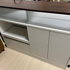 【3/25まで募集】キッチンカウンター　食器棚　