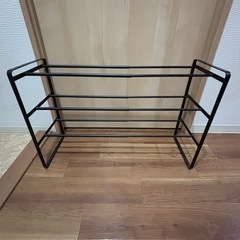 伸縮式シューズラック