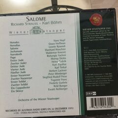 Richarad Straus SALOME Karl Bohmの画像