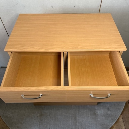 669】ライトブラウン コレクション 4段チェスト