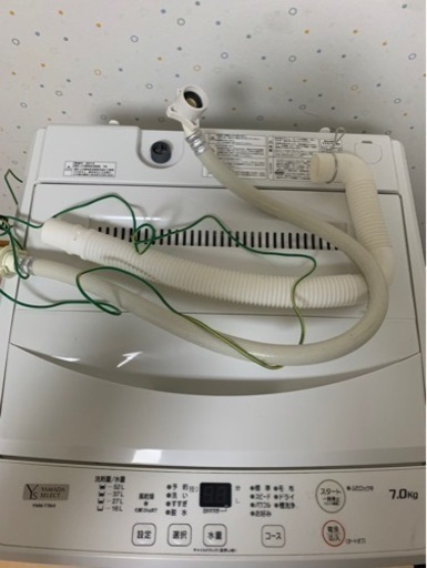 ?今週迄? ヤマダ電機製/2023年式/7kg/全自動洗濯機/YWM-T70H1
