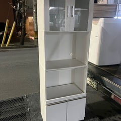 食器棚　キッチンボード　レンジ台　白