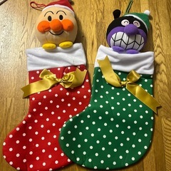 アンパンマン　クリスマス　靴下　