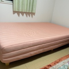 シングルベッドマットレス ピンク