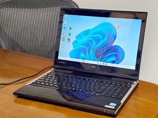 NEC15インチ/エクセル/JW-CAD【win10+win11 起動8秒 CPUスコア5121】i7 新品SSD256GB/メモリ8GB/ ヤマハサウンド