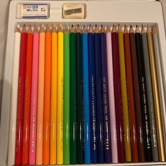 色鉛筆　24色の画像