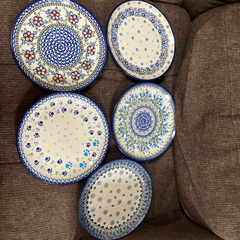 ポーランド食器　25cm5枚セット