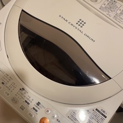 洗濯機　TOSHIBA STAR CRYSTAL DRAM

