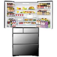 日立 HITACHI 冷蔵庫 6ドア フレンチドア(観音開き) WXCタイプ 幅88cm