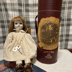 レア？外箱記載ミス商品　ビスクドール　オルゴール　SANKYO レトロ