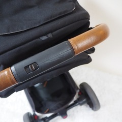 nuna ヌナ ベビーカー タボ キャビア AB型 新生児　レザー 黒 カトージの画像