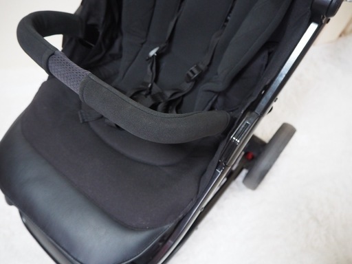 nuna ヌナ ベビーカー タボ キャビア AB型 新生児　レザー 黒 カトージ