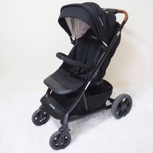 nuna ヌナ ベビーカー タボ キャビア AB型 新生児　レザー 黒 カトージ