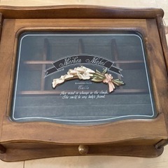 アクセサリー　ケース　収納　ジュエリーボックス　木製　中古