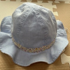 52センチ　ミキハウス　女の子帽子の画像