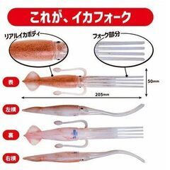 カップヌードル イカフォーク 長さ205mm 幅51mmの画像