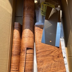 壁紙　リメイクシート　木目調の画像