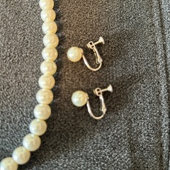 美品　貝パールネックレス　イヤリングセットの画像
