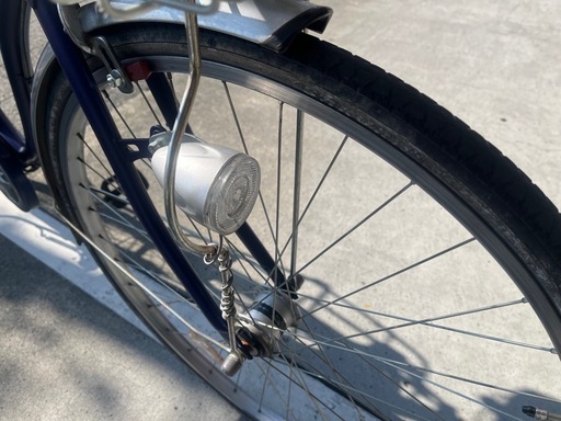 【完売御礼】【大人用】整備済 27型 CBA 自動点灯外装6段ギア 中古自転車 婦人車 紫色 <自転車のオオムラ 静岡店>