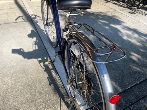 【完売御礼】【大人用】整備済 27型 CBA 自動点灯外装6段ギア 中古自転車 婦人車 紫色 <自転車のオオムラ 静岡店>