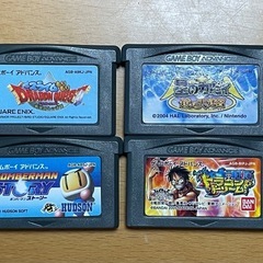 ゲームボーイアドバンスソフト4本 