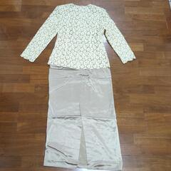 花柄レース　ワンピース　9号の画像