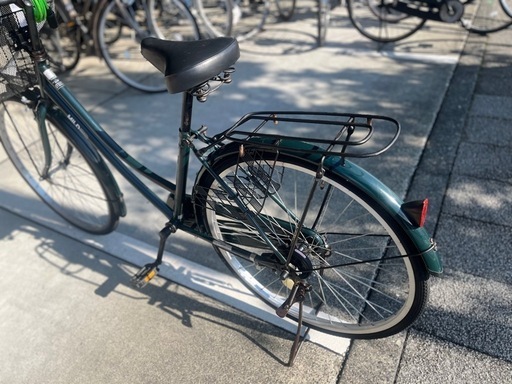 丸石 6段変速 26インチ ソーダブルー 通勤 通学 学生 中古自転車