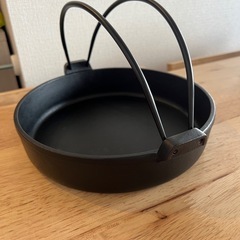 南部鉄器　すき焼き鍋の画像