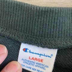 チャンピオン CHAMPION スウェット トレーナー カーキ L メンズ カレッジ マイアミ フロリダの画像