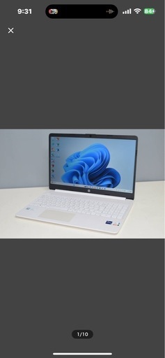 HP laptop15s ノートパソコン　Office付　15.6型ワイド美品