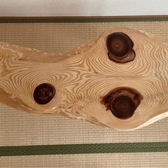 一枚板　イス　スツール　
飾り台　天然木の画像