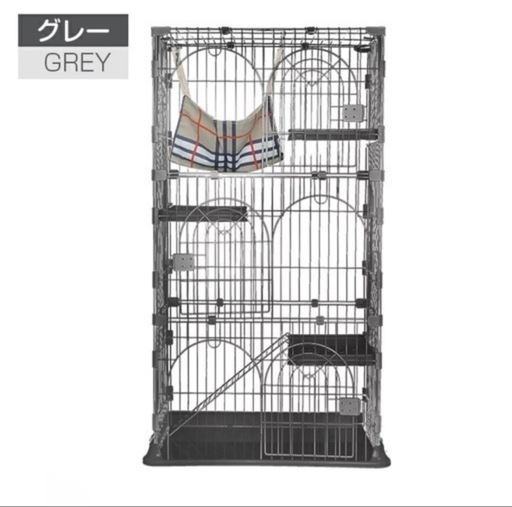 猫ゲージ3段