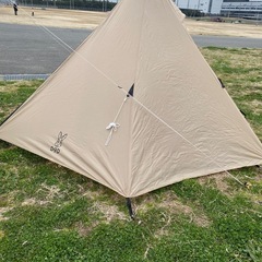【DODのワンポールテントS】キャンプ　テント　の画像
