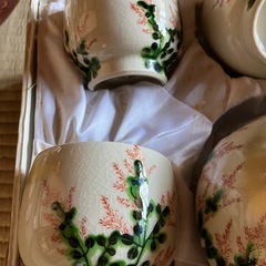 九谷焼:貫入茶器セット:Z14の画像