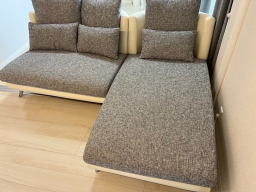 【美品】アルモニア カウチソファ